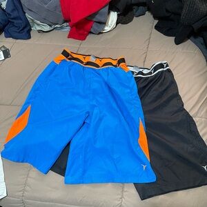 Old Navy Blue and Orange Boys Athletic Shorts